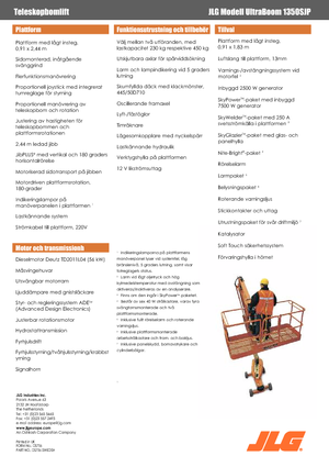 Plataformas telescópicas de ruedas JLG 1350SJP