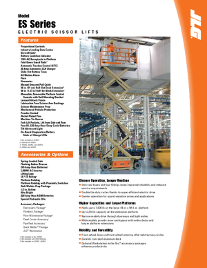 Plataformas de tijeras de ruedas JLG 1930ES