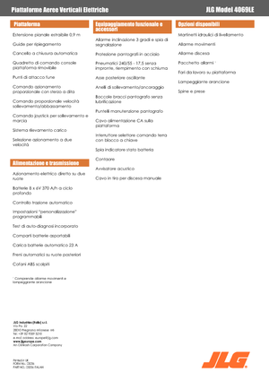 Plataformas de tijeras de ruedas JLG 4069LE