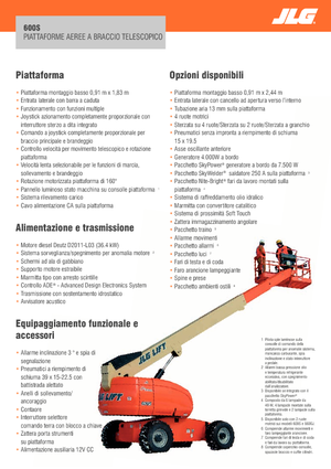 Plataformas telescópicas de ruedas JLG 600S