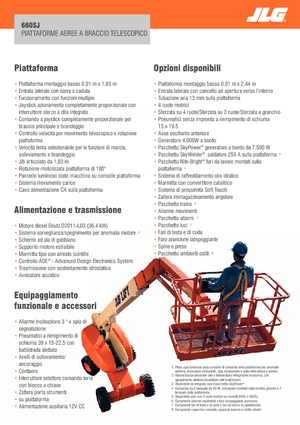 Plataformas telescópicas de ruedas JLG 660SJ