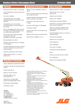 Plataformas telescópicas de ruedas JLG 860SJ