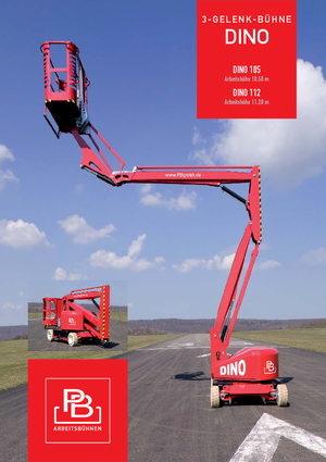 Plataformas articuladas de ruedas PB Dino 112