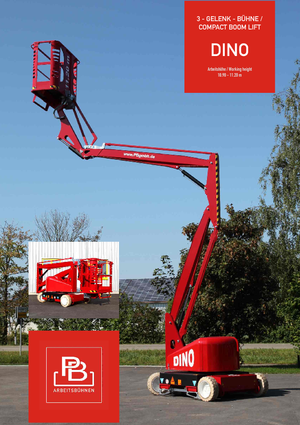 Plataformas articuladas de ruedas PB DINO 112 II