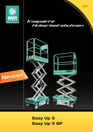 Plataformas de tijeras de ruedas Iteco Easy Up 5