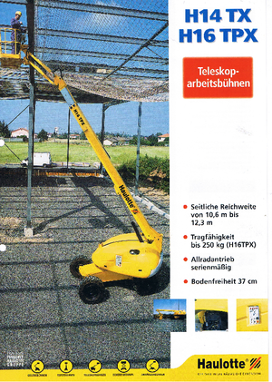 Plataformas telescópicas de ruedas Haulotte H 16 TPX