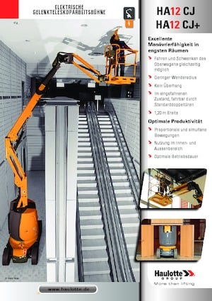 Plataformas articuladas de ruedas Haulotte HA12 CJ
