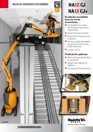 Plataformas articuladas de ruedas Haulotte HA12 CJ