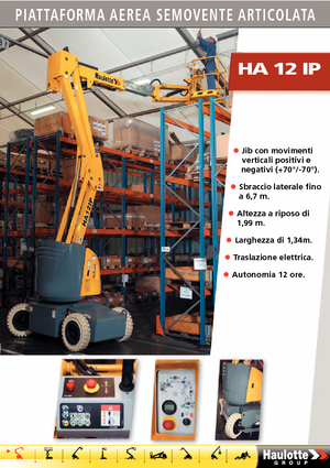 Plataformas articuladas de ruedas Haulotte HA12 IP