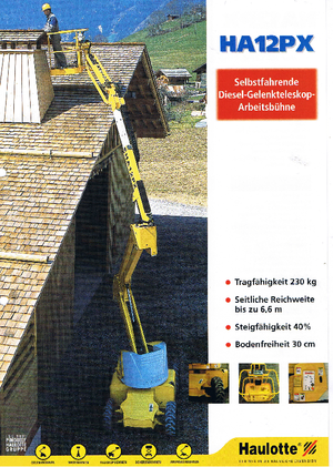 Plataformas articuladas de ruedas Haulotte HA 12 PX