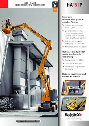 Plataformas articuladas de ruedas Haulotte HA15 IP