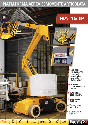 Plataformas articuladas de ruedas Haulotte HA15 IP