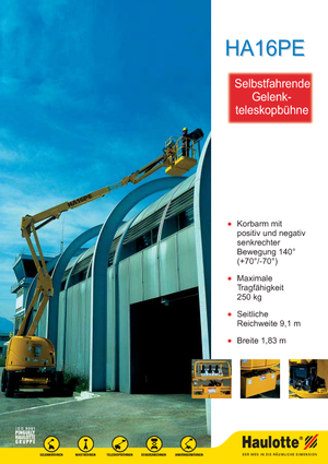 Plataformas articuladas de ruedas Haulotte HA 16 PE