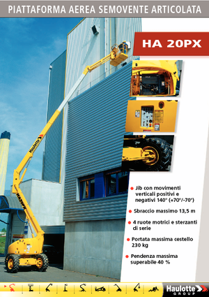 Plataformas articuladas de ruedas Haulotte HA 20 PX