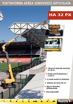 Plataformas articuladas de ruedas Haulotte HA 32 PX