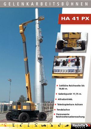 Plataformas articuladas de ruedas Haulotte HA 41 PX