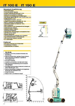 Plataformas telescópicas de ruedas Imer IT 100 E