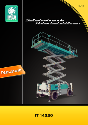 Plataformas de tijeras de ruedas Iteco IT 14220 D