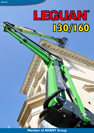 Plataformas articuladas de ruedas Avant Tecno Leguan 160