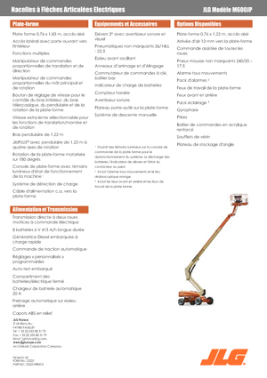 Plataformas telescópicas de ruedas JLG M600JP