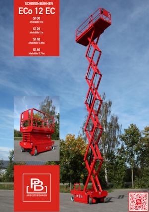 Plataformas de tijeras de ruedas PB PB S140-12EC