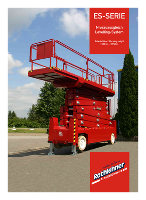 Plataformas de tijeras de ruedas PB PB S225-12ES