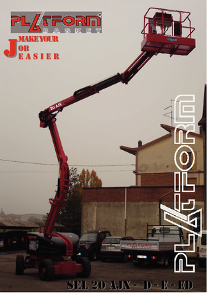 Plataformas articuladas de ruedas Basket SEL 20 AJX