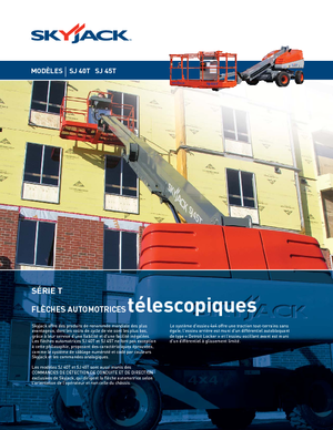 Plataformas telescópicas de ruedas Skyjack SJ 45 T