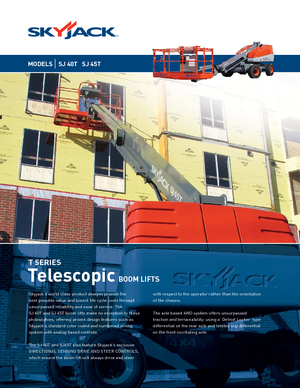 Plataformas telescópicas de ruedas Skyjack SJ 45 T