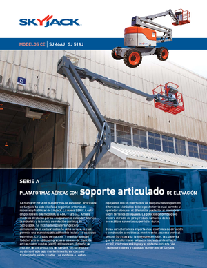 Plataformas articuladas de ruedas Skyjack SJ 51 AJ