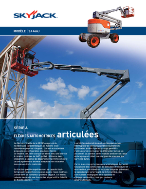 Plataformas articuladas de ruedas Skyjack SJ 46 AJ