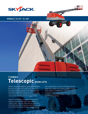 Plataformas telescópicas de ruedas Skyjack SJ 66 T