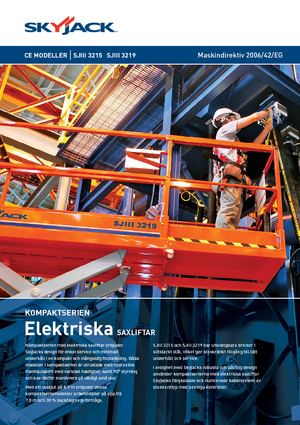 Plataformas de tijeras de ruedas Skyjack SJ III 3219