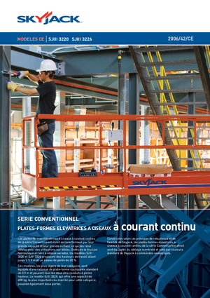 Plataformas de tijeras de ruedas Skyjack SJ III 3226 M