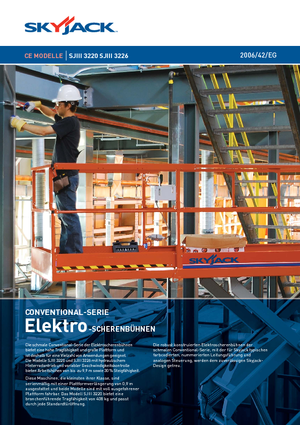 Plataformas de tijeras de ruedas Skyjack SJ III 3226 M