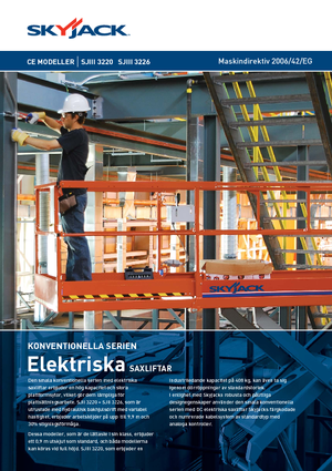 Plataformas de tijeras de ruedas Skyjack SJ III 3220