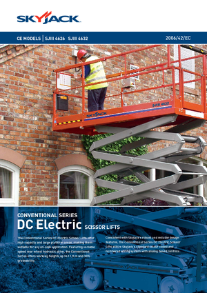 Plataformas de tijeras de ruedas Skyjack SJ III 4632