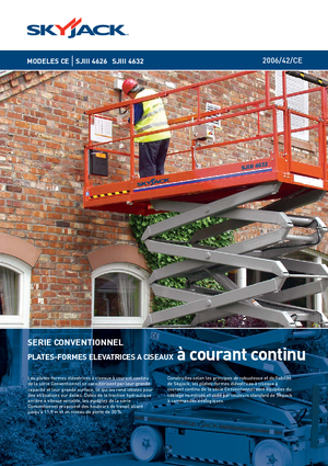 Plataformas de tijeras de ruedas Skyjack SJ III 4632