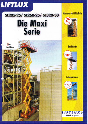 Plataformas de tijeras de ruedas Liftlux SL 205-25