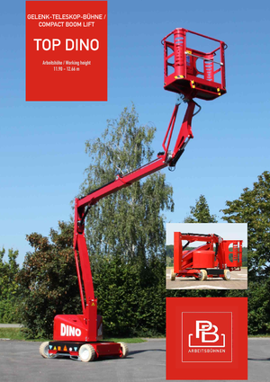 Plataformas articuladas de ruedas PB Topdino 121 II