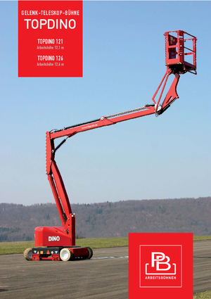 Plataformas articuladas de ruedas PB Topdino 126 D