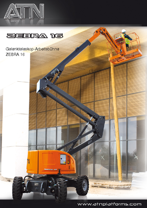 Plataformas articuladas de ruedas ATN Zebra 16