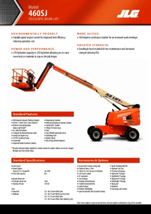 Plataformas telescópicas de ruedas JLG 460SJ