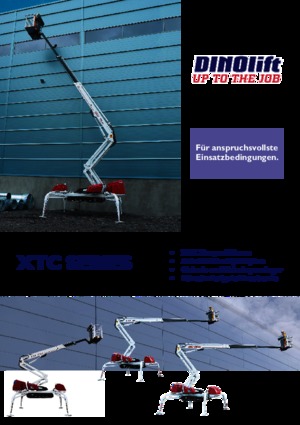 Plataformas articuladas de orugas Dino Lift Dino 220 XTC