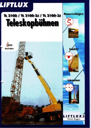 Plataformas telescópicas de ruedas Liftlux TL 2100