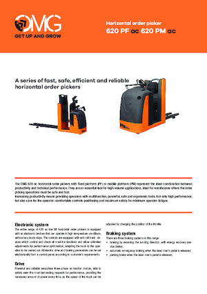 Recolectores de pedidos OMG 620 PF