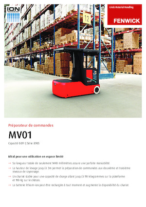 Recolectores de pedidos Linde MV01