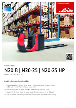 Recolectores de pedidos Linde N25HP