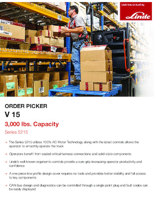 Recolectores de pedidos Linde V15-36V