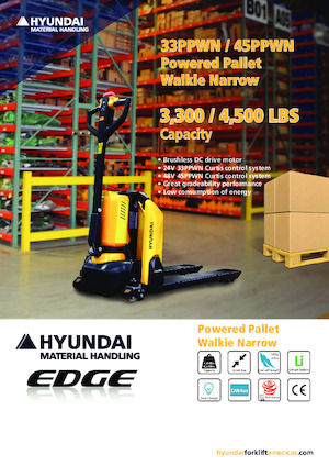 Transpaleta elec. de conductor acompañante Hyundai 45PPWN